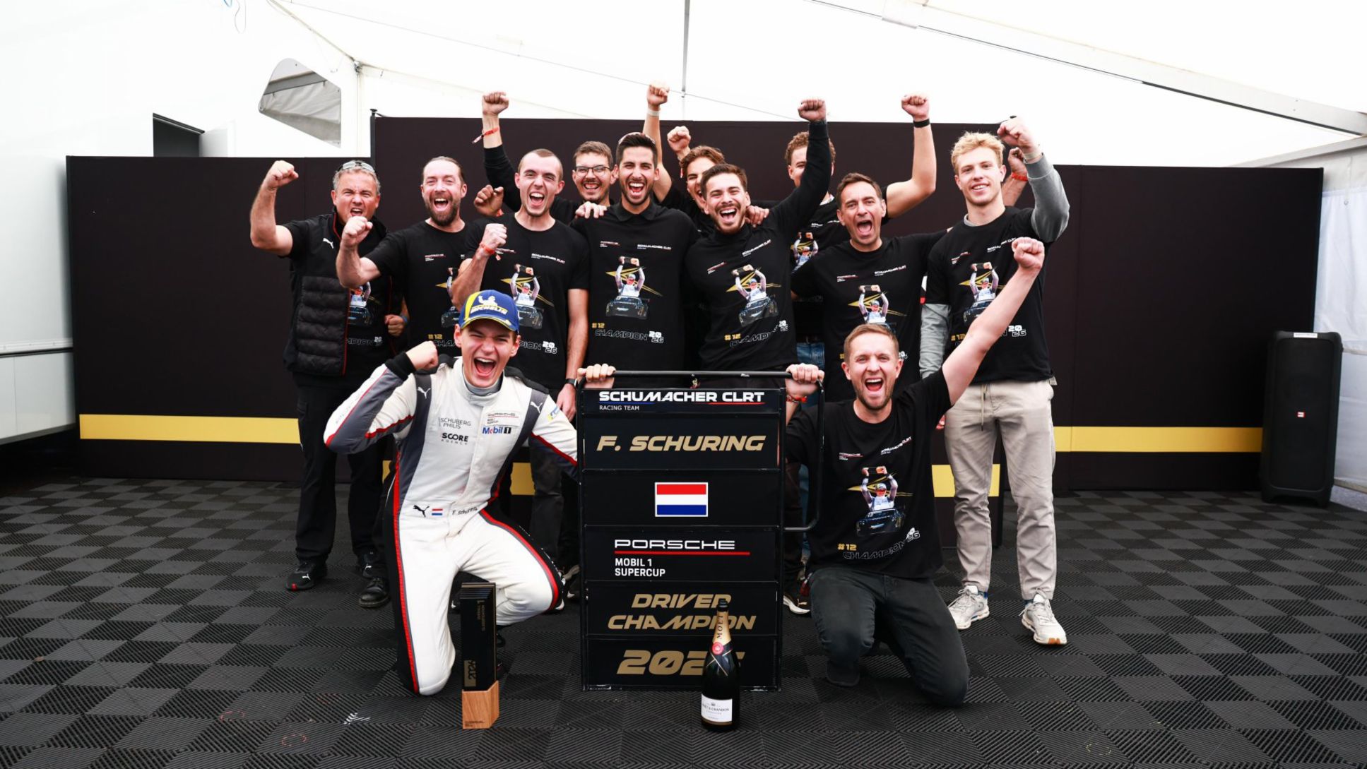 Flynt Schuring (PB) y equipo Schumacher CLRT, Porsche Mobil 1 Supercup, Pa&iacute;ses Bajos II, 2026, Porsche AG