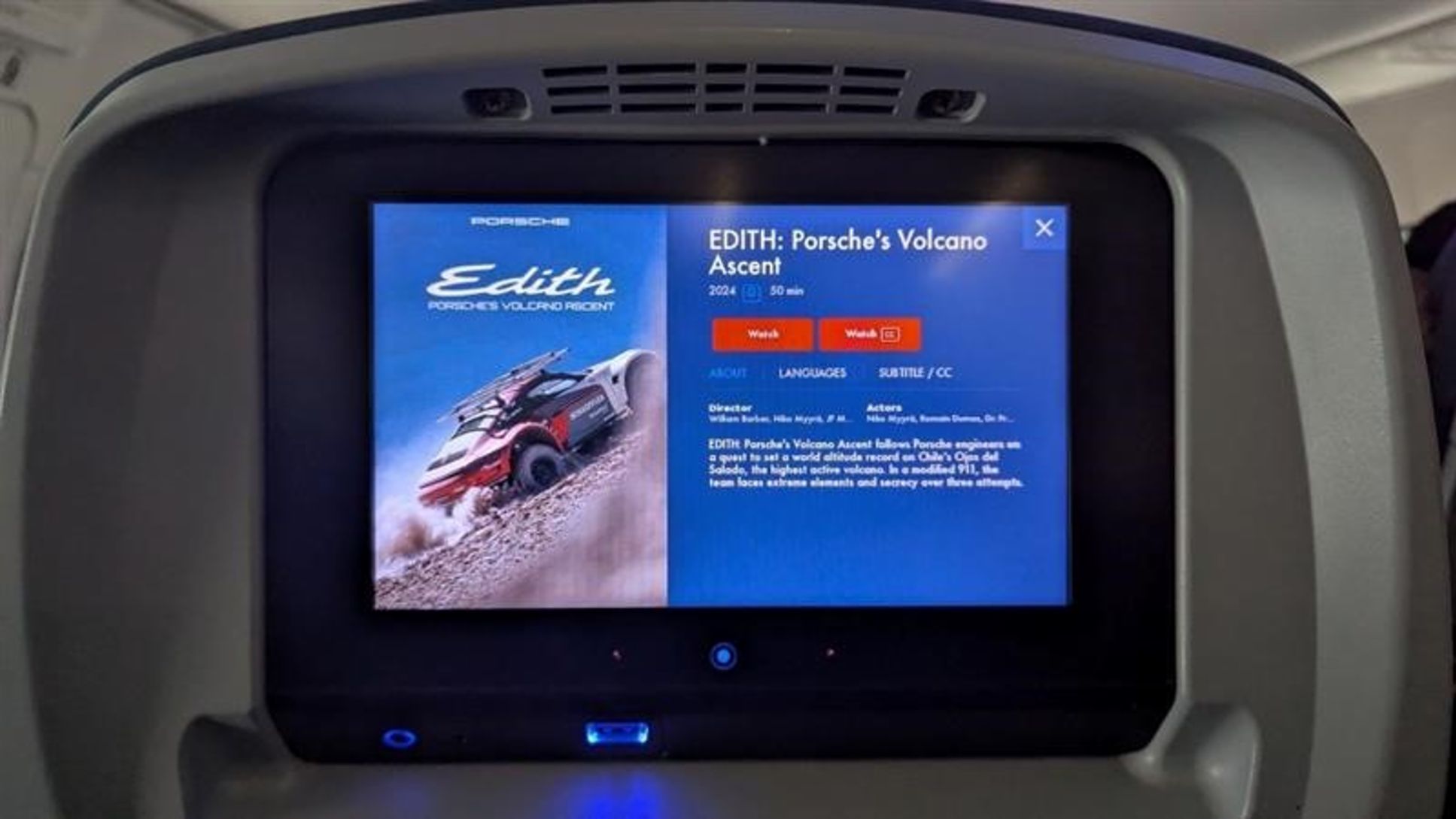 Award-winning documentary “Edith: Porsche’s Volcano Ascent” now available on Delta Air Lines’ In-Flight Entertainment