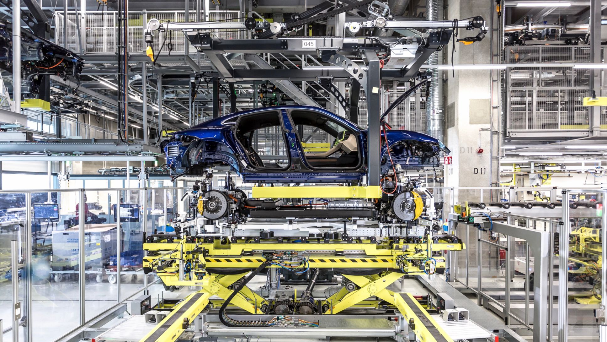 Taycan-Fabrik, Stuttgart-Zuffenhausen, 2019, Porsche AG