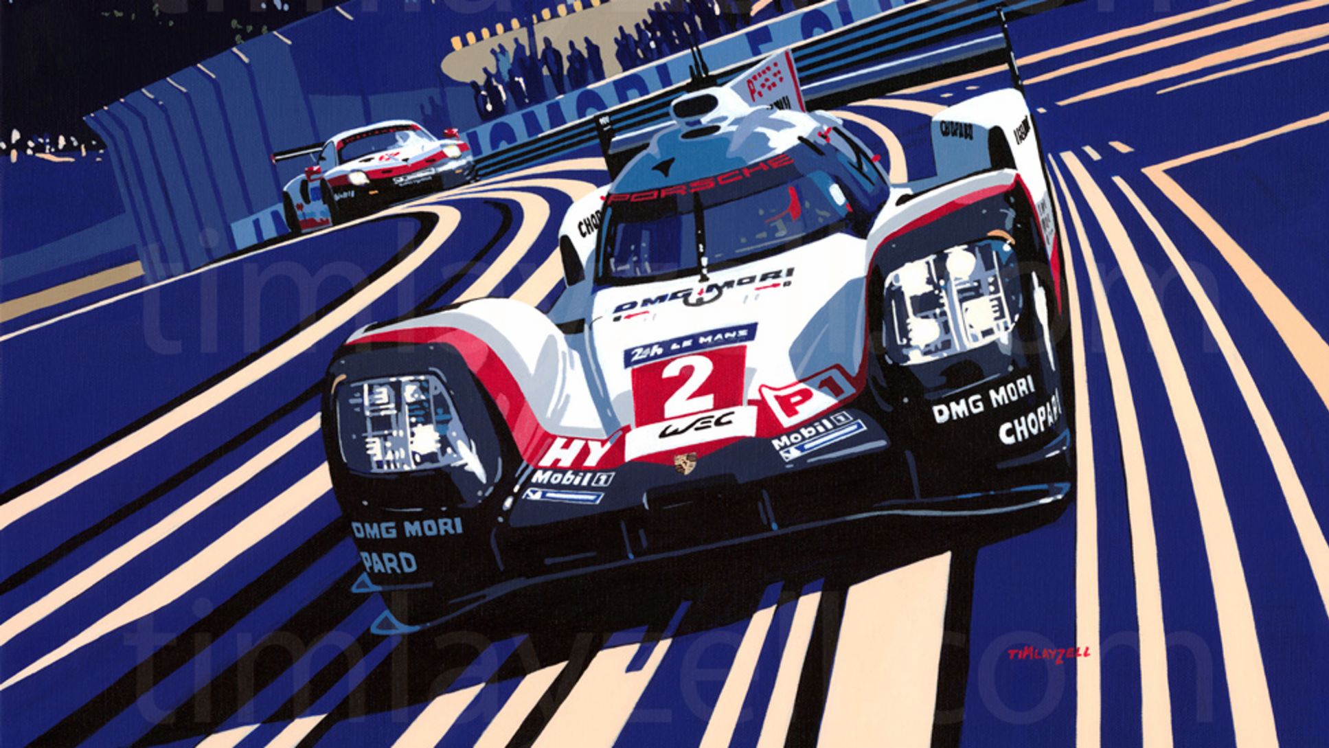 Artwork by Tim Layzell, 2020, Porsche AG