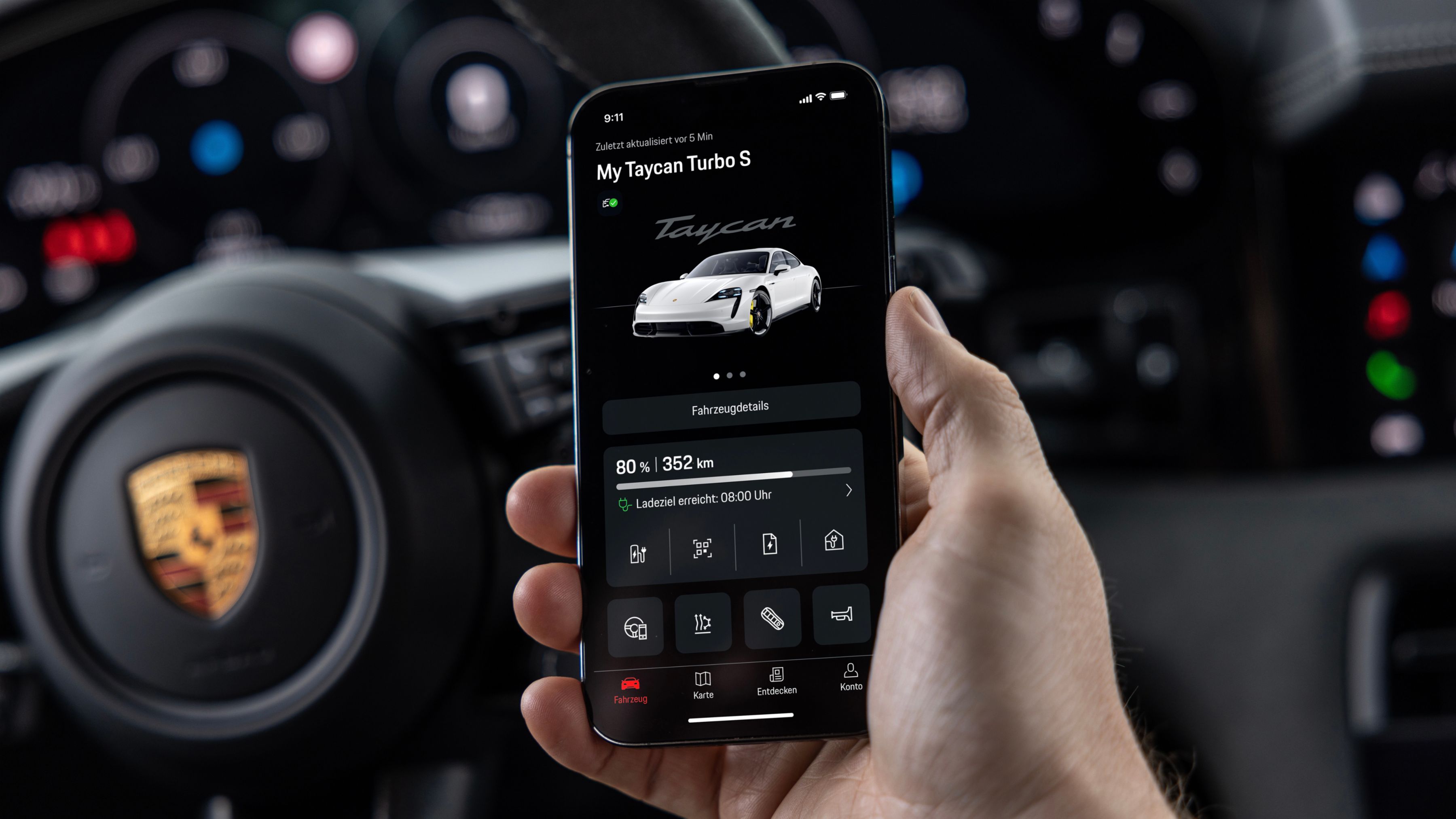 My Porsche App, Taycan Turbo S, 2024, Porsche AG