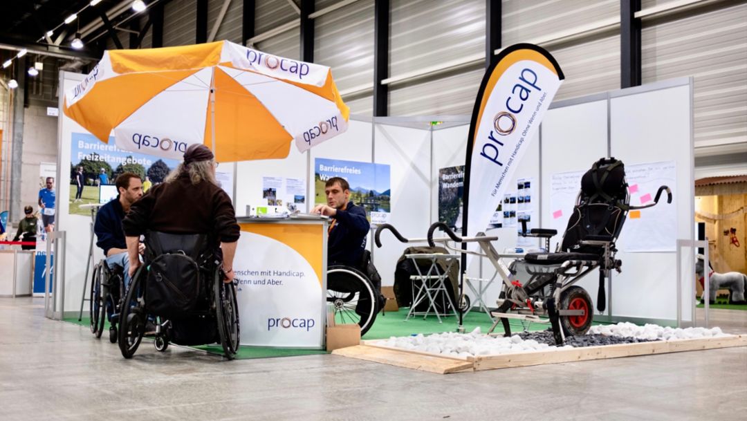 Procap an der Swiss Handicap, 2023, Luzern, Porsche Schweiz AG