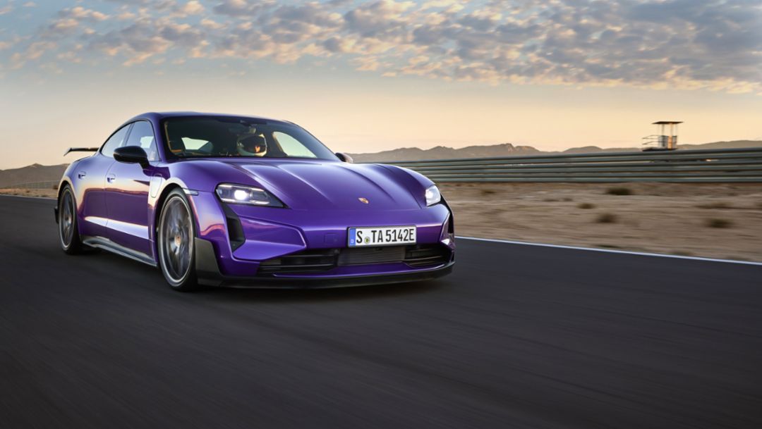 Taycan Turbo GT con paquete Weissach, 2024, Porsche AG