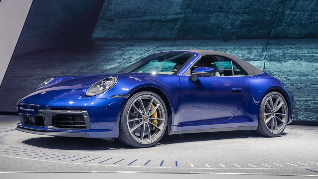 911 Carrera 4S Cabriolet, Geneva International Motor Show, 2019, Porsche AG