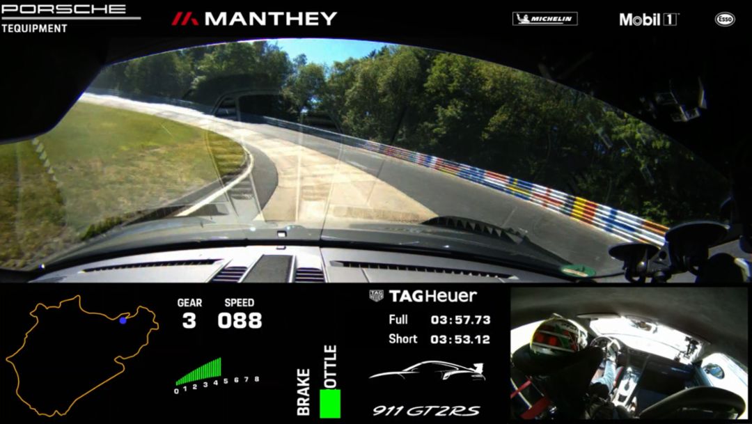 911 GT2 RS, Nürburgring-Nordschleife, 2021, Porsche AG
