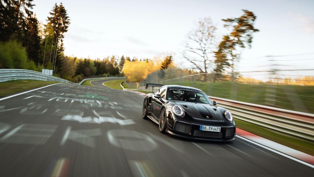 911 GT2 RS, Nürburgring-Nordschleife, 2021, Porsche AG