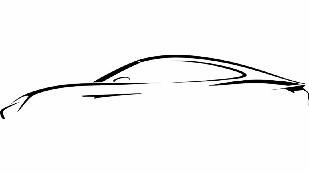 Taycan silhouette, Porsche AG