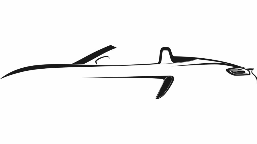 718 Boxster, Silhouette, 2024, Porsche AG