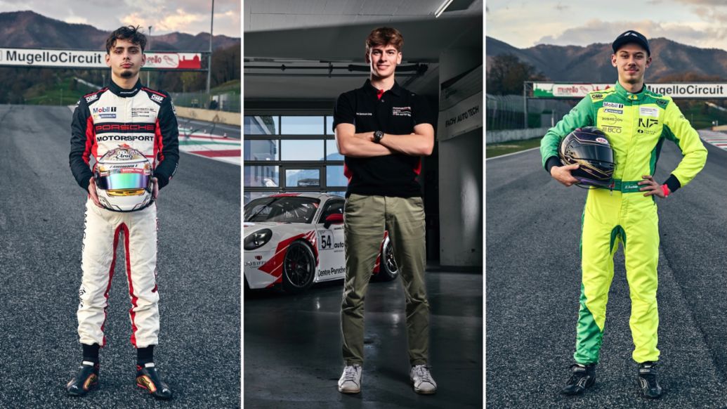 Elia Pappacena, J&eacute;r&eacute;my Siffert, Ethan Ischer, Porsche Sports Cup Suisse, 2025, Porsche Schweiz AG