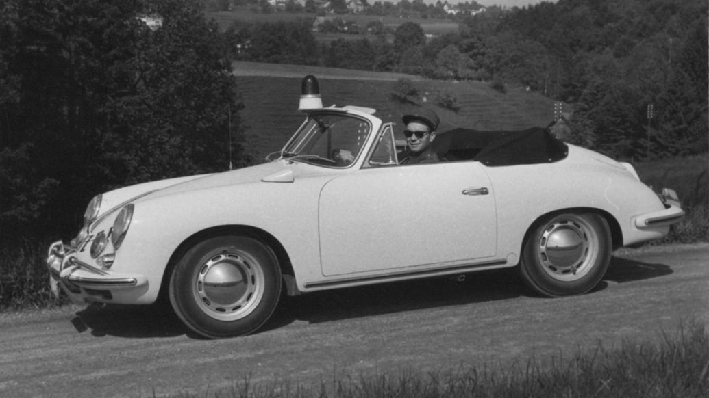 Porsche 356 Cabriolet, Kantonpolizei Z&uuml;rich, 1962 - 1965, Porsche Schweiz AG