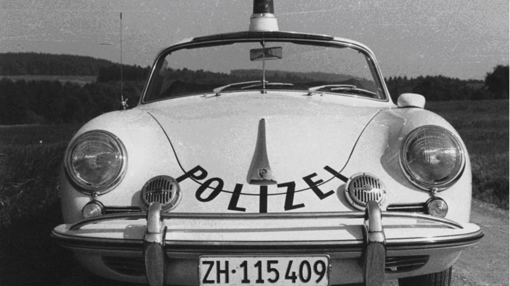 Porsche 356 B Cabriolet, Kantonpolizei Z&uuml;rich, Porsche Schweiz AG