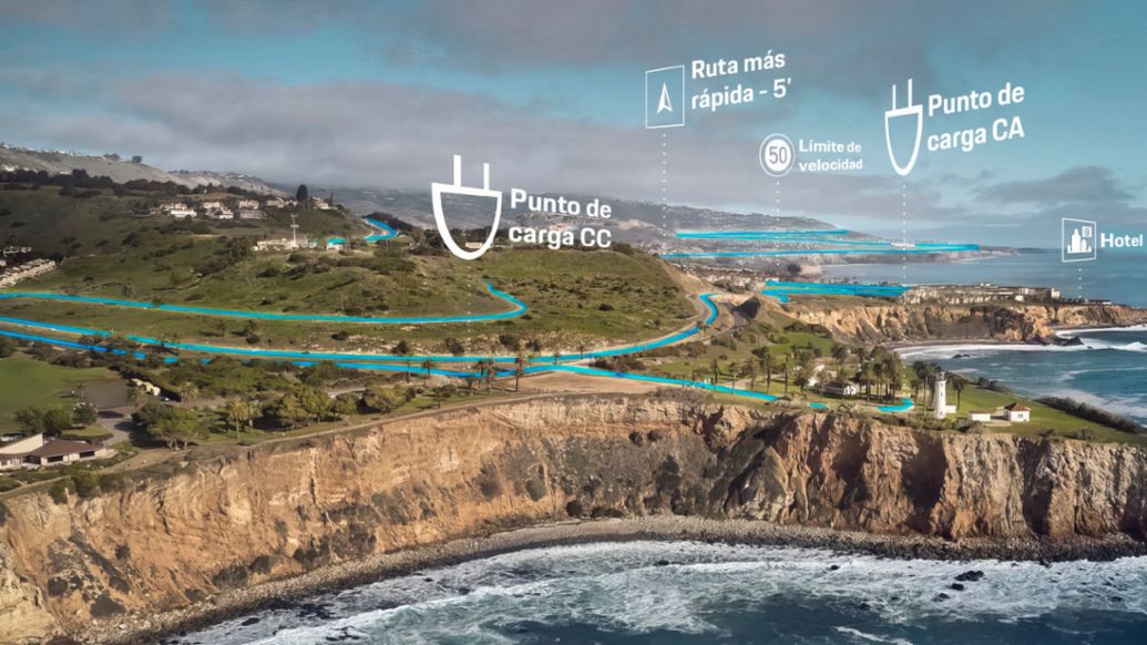 Visualización Charging Planner, 2021, Porsche AG