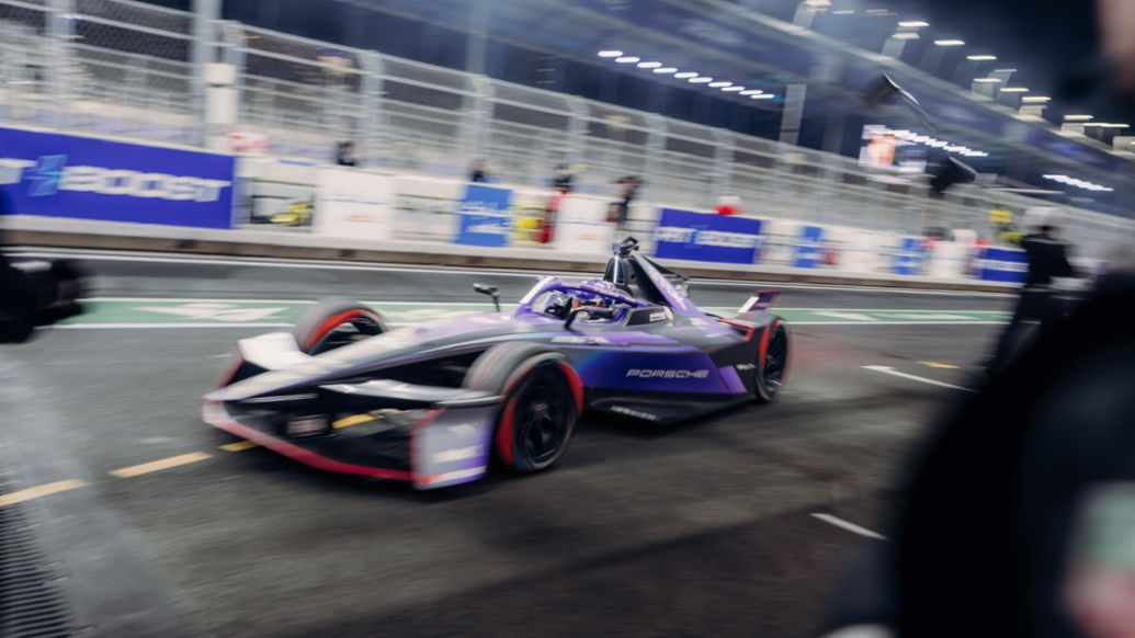 Pascal Wehrlein, Porsche 99X Electric (n&ordm; 94), 1&ordf; carrera del E-Prix de Yeda, 2026, Porsche AG