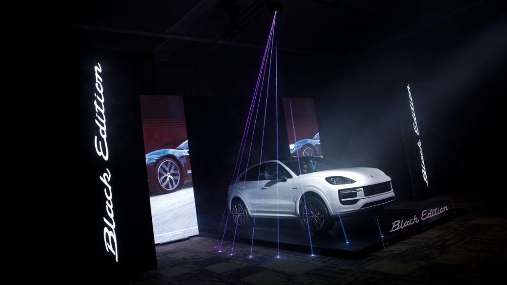 Cayenne S E-Hybrid Coup&eacute; Black Edition, Presentaci&oacute;n en M&eacute;xico, Nuevo Vallarta, Nayarit, Porsche de M&eacute;xico, 2025.