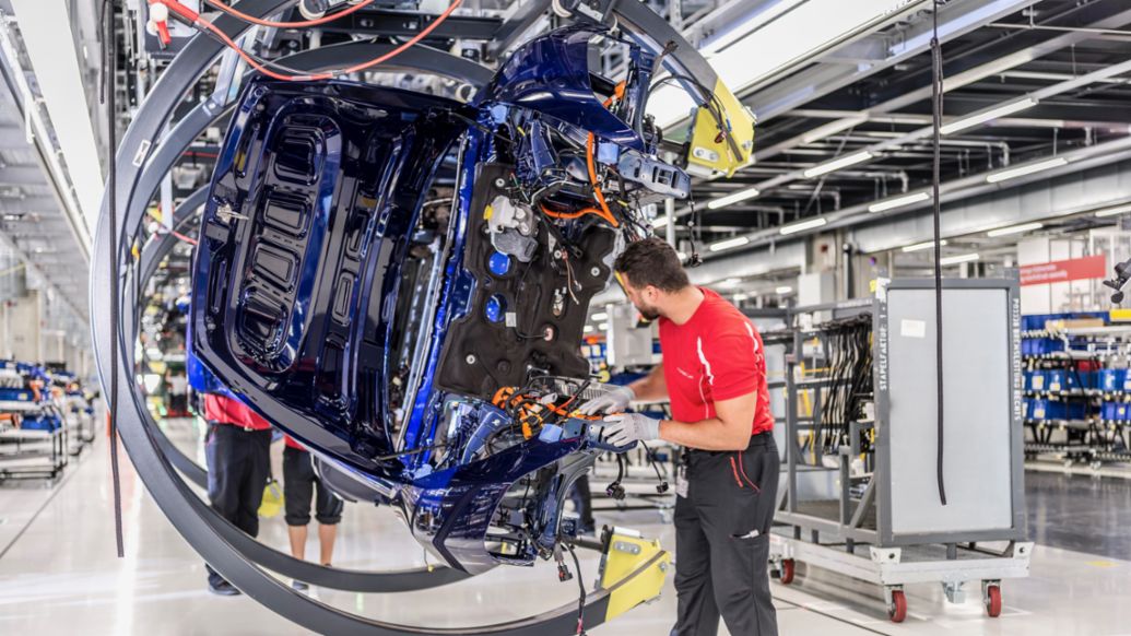 Taycan-Fabrik, Stuttgart-Zuffenhausen, 2019, Porsche AG