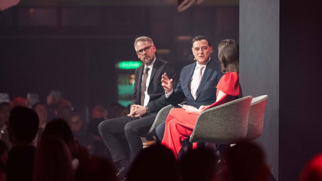 Thomas Laudenbach, Vice President Porsche Motorsport, Michael Steiner, Member of the Executive Board, Research and Development, Night of the Champions, 2024, Porsche AG
