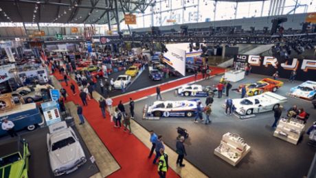 “75 años de vehículos deportivos Porsche” en Retro Classics