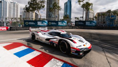 Podio en Long Beach para Porsche, que sigue líder del campeonato