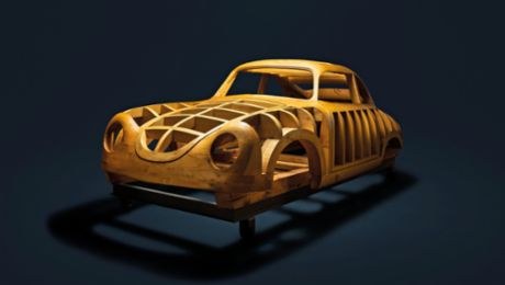 La matriz para la carrocería del 356