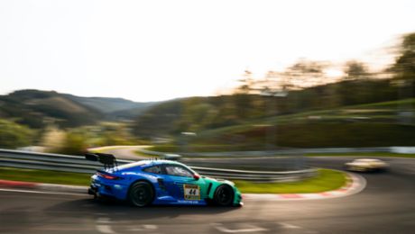 Porsche customer team wins the qualifiers for the Nürburgring 24 Hours