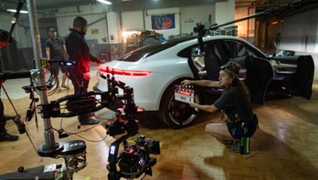 The Porsche Taycan Turbo – the silent star in ‘Den of Thieves 2: Pantera’