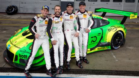 Porsche 911 GT3 R wins in the Eifel