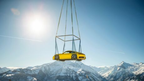 Großer Auftritt für den neuen Elfer in den Alpen