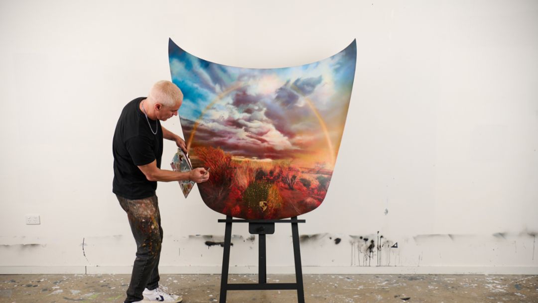 Porsche marks 75 Years in Australia with an artwork by Vincent Fantauzzo