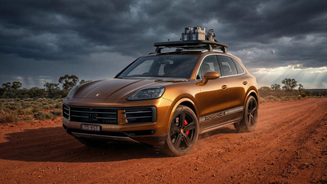75 Years of Porsche in Australia: GO WEST in the Porsche Cayenne S