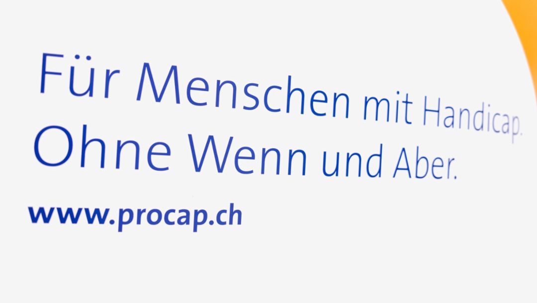 Procap an der Swiss Handicap, 2023, Luzern, Porsche Schweiz AG