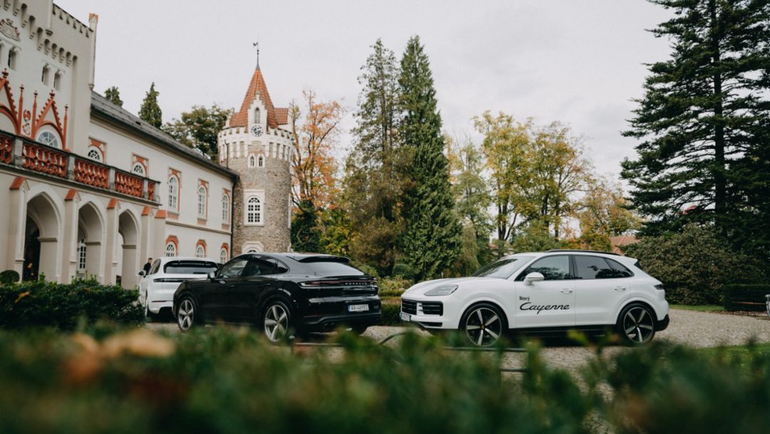 Osobnosti si vyzkoušely nové Porsche Cayenne na vlastní kůži