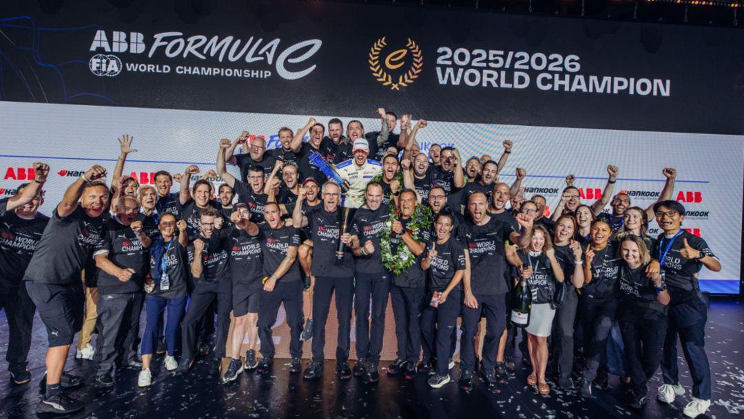 Pascal Wehrlein, de nuevo campeón del mundo de Fórmula E con Porsche