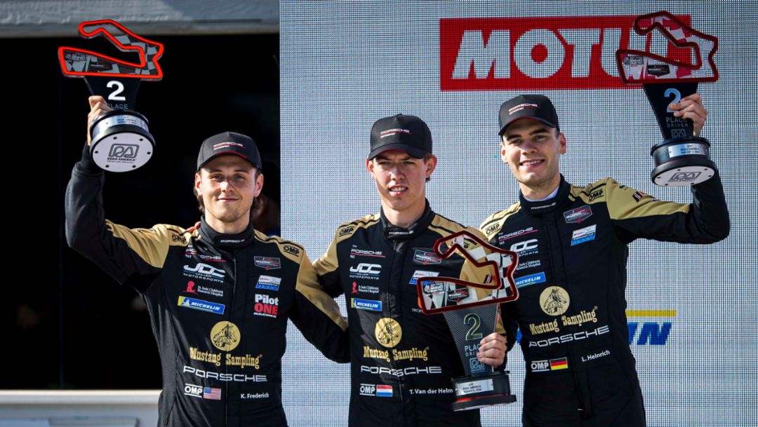 Road America: el equipo cliente de Porsche JDC-Miller MotorSports sube al podio