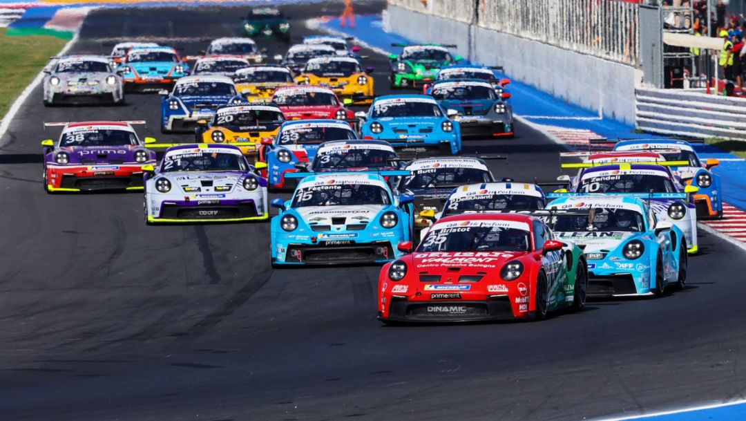 Porsche Carrera Cup Italia, assolo di Bristot in gara 1 al Misano World Circuit