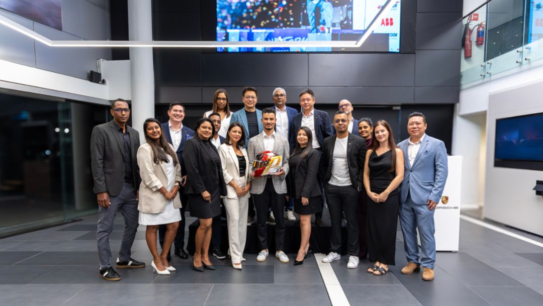 Porsche Centre Mauritius celebrates an evening with a World Champion for a worthy cause