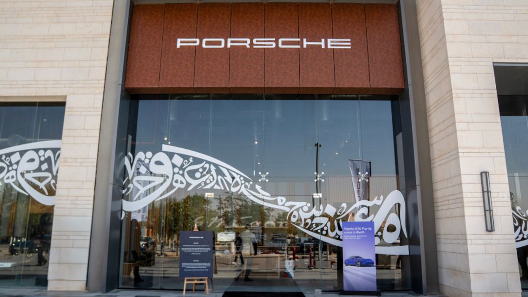 Porsche expands its presence in Saudi Arabia with Porsche Now Pop-Up at Roshn Front