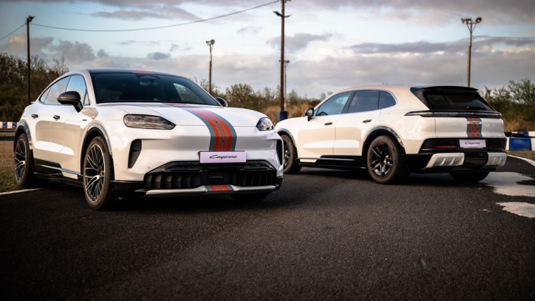 Porsche Centre R&eacute;union takes the new Cayenne Electric off the beaten track