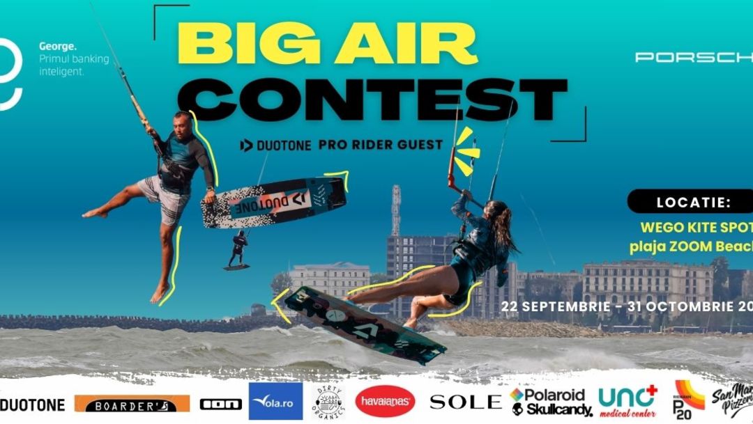 Competiție de kitesurfing la Constanța, cu susținerea Porsche
