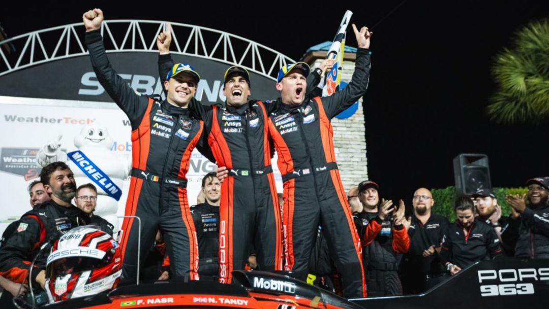 Porsche Penske Motorsport scores one-two victory at 12 Hours of Sebring 