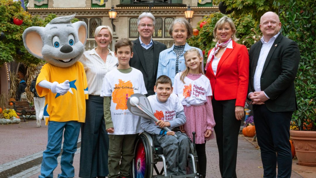 Porsche unterstützt Kinderhospizarbeit beim „Kinder-Lebens-Lauf“