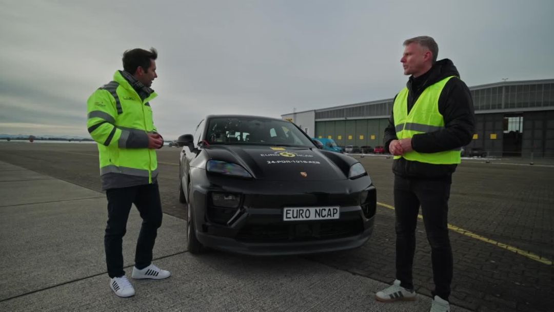 New Porsche Macan with five stars in Euro NCAP 