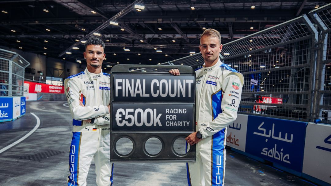 Racing for Charity: Porsche donates 500,000 euros to seriously ill children worldwide
