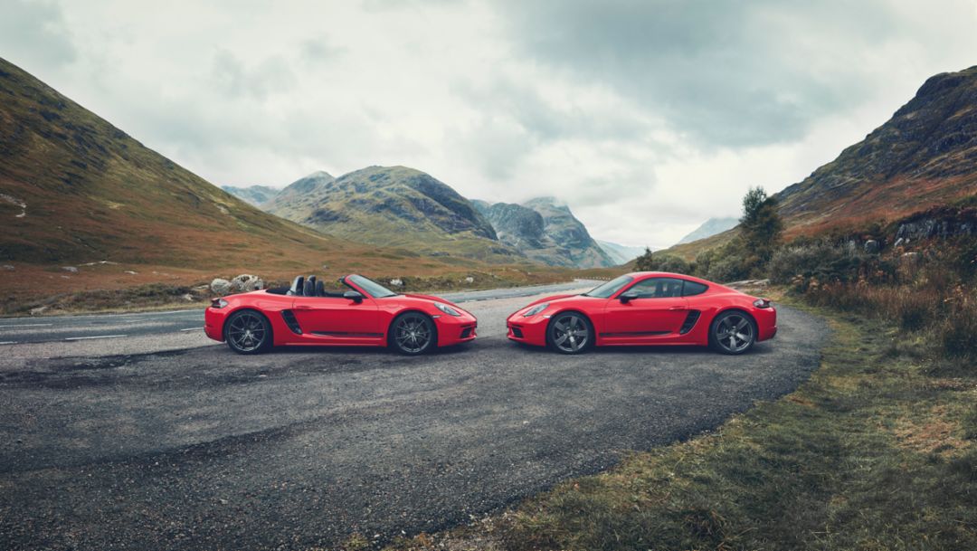718 Boxster T, 718 Cayman T, 2018, Porsche AG