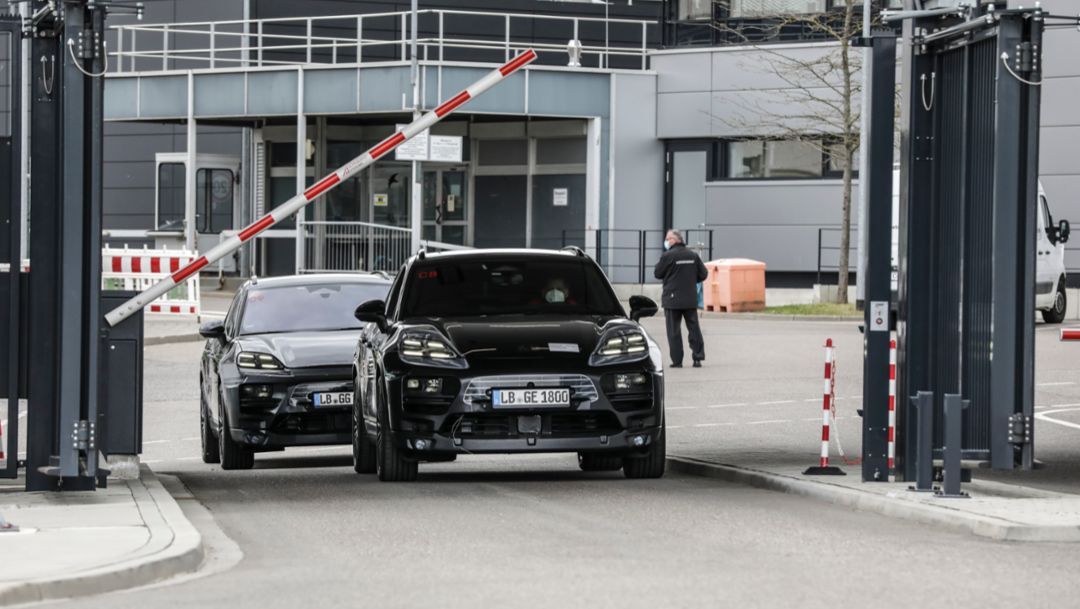 Prototypes de Macan tout électrique : entre virtuel et réel