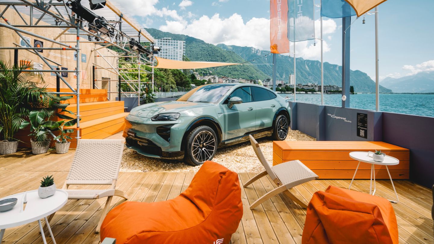 Cayenne Turbo Electric Coupé, Montreux Jazz Festival, 2026, Porsche Schweiz AG