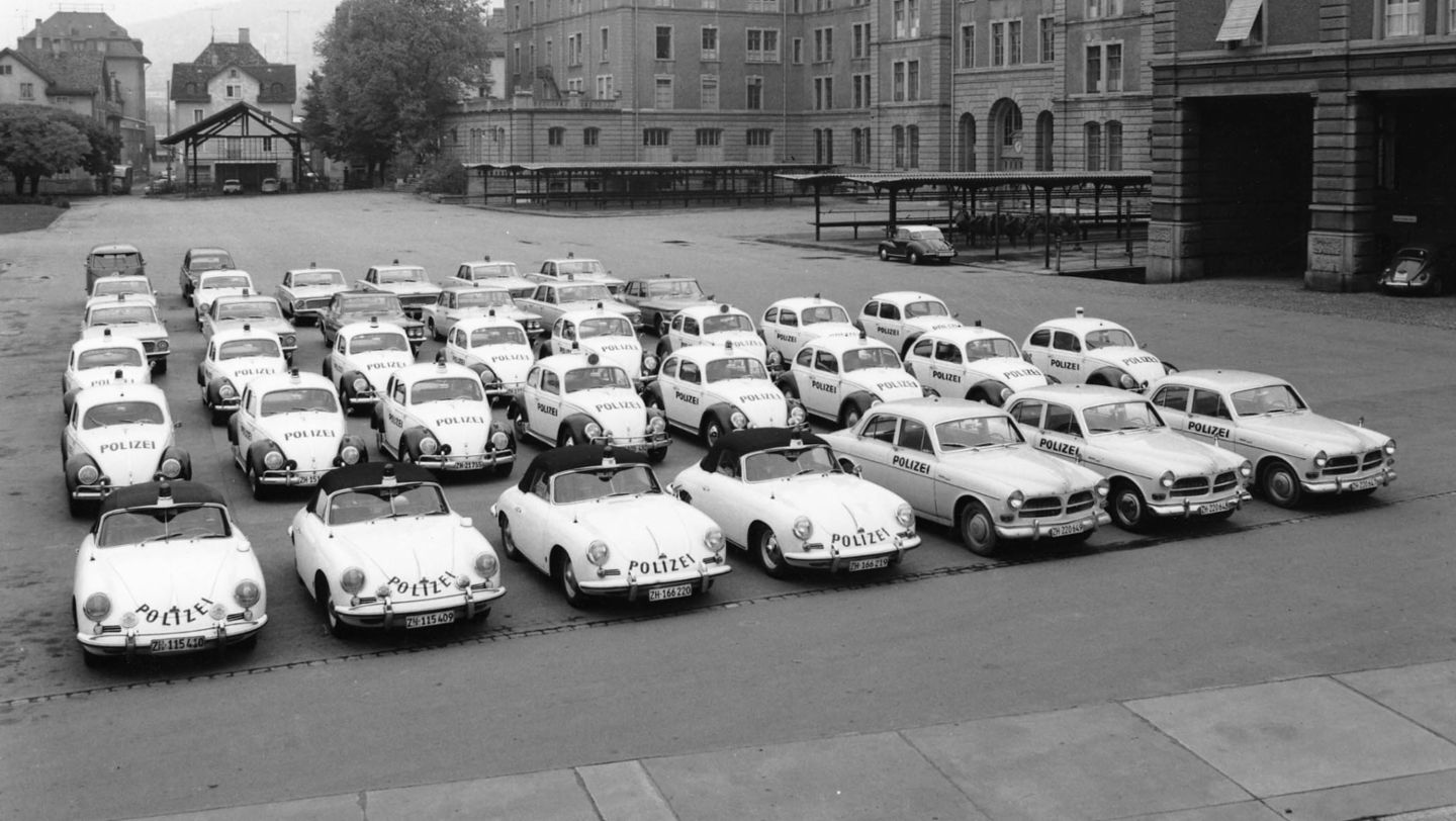Flotte der Kantonpolizei Zürich, 1963 - 1965, Porsche Schweiz AG