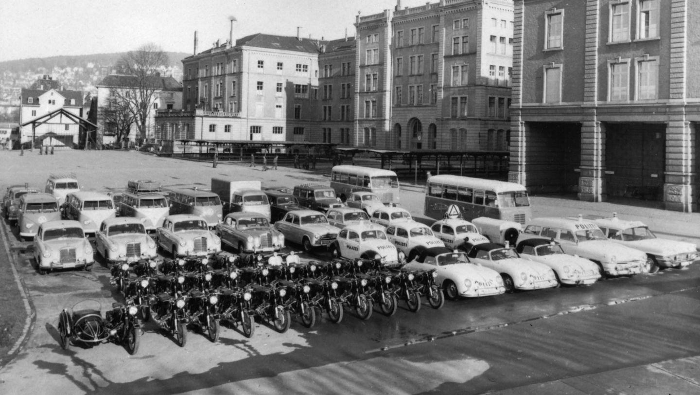 Flotte der Kantonpolizei Zürich, 1958 - 1961, Porsche Schweiz AG