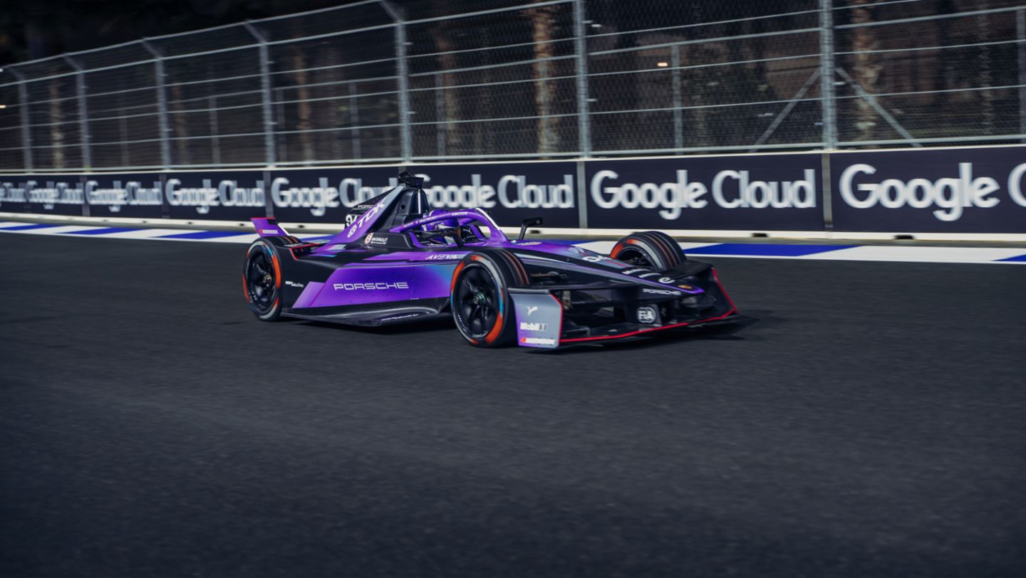Pascal Wehrlein, Porsche 99X Electric (nº 94), 1ª carrera del E-Prix de Yeda, 2026, Porsche AG