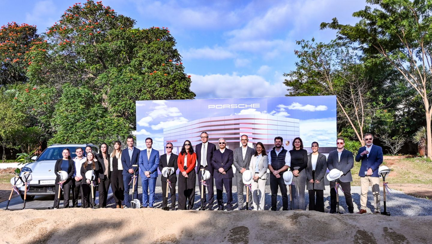 El equipo de Porsche en Paraguay celebró este gran paso