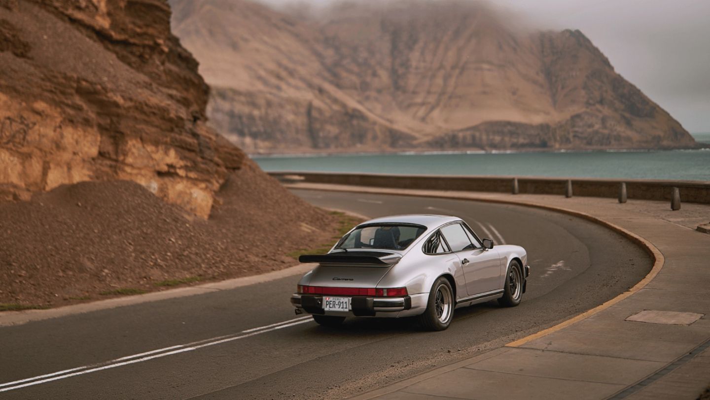 El 911 Carrera 3.2 de 1988 en Perú con sus propietarios, 2026, Porsche AG
